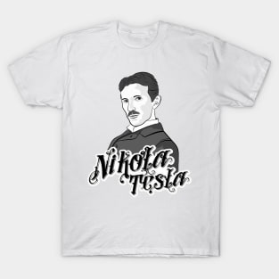 Nikola Tesla Portrait T-Shirt